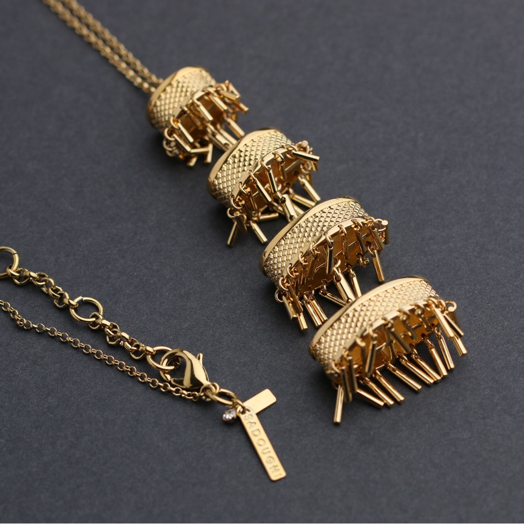 Lele Sadoughi Pagoda Pendant Necklace 128$
